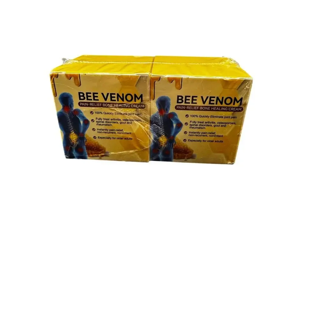 NWT Bee Venom Pain Relief Bone Healing Cream 2 Pack NEW SEALED